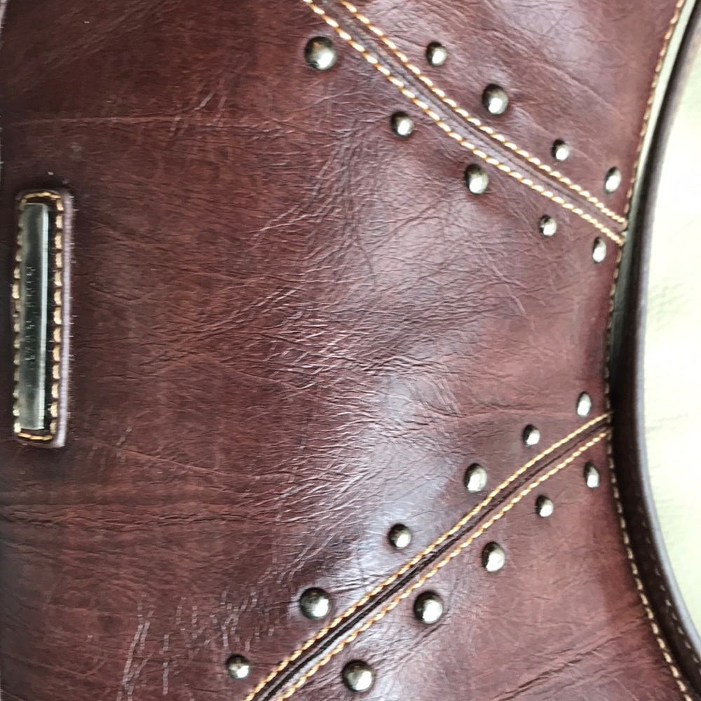 Nine West hobo handbag with stud detail.
